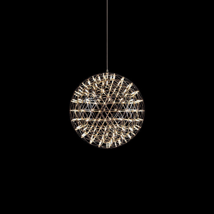 Silver Spark Ball Pendant Light-DWHOME