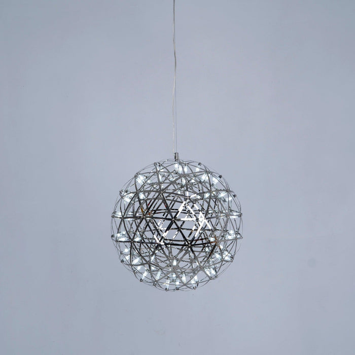 Silver Spark Ball Pendant Light-DWHOME