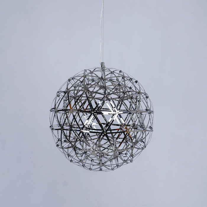 Silver Spark Ball Pendant Light-DWHOME