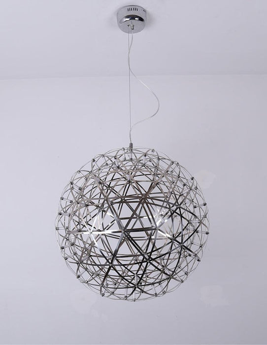 Silver Spark Ball Pendant Light-DWHOME