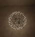 Silver Spark Ball Pendant Light-DWHOME