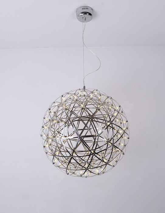 Silver Spark Ball Pendant Light-DWHOME