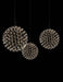 Gold Spark Ball Pendant Light-DWHOME