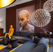 Silver Spark Ball Pendant Light-DWHOME