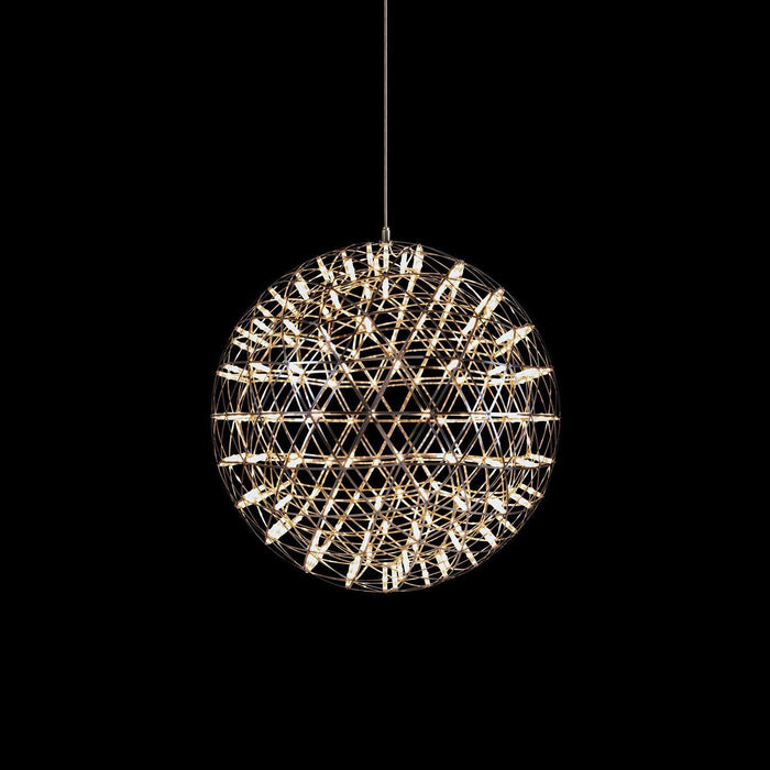 Silver Spark Ball Pendant Light-DWHOME