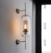 Ramoosin Clear Glass Metal Grill Wall Lamp - DWHOME