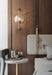 Ramoosin Clear Glass Metal Grill Wall Lamp - DWHOME
