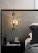 Ramoosin Clear Glass Metal Grill Wall Lamp - DWHOME