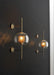 Ramoosin Clear Glass Metal Grill Wall Lamp - DWHOME