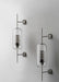 Ramoosin Clear Glass Metal Grill Wall Lamp - DWHOME