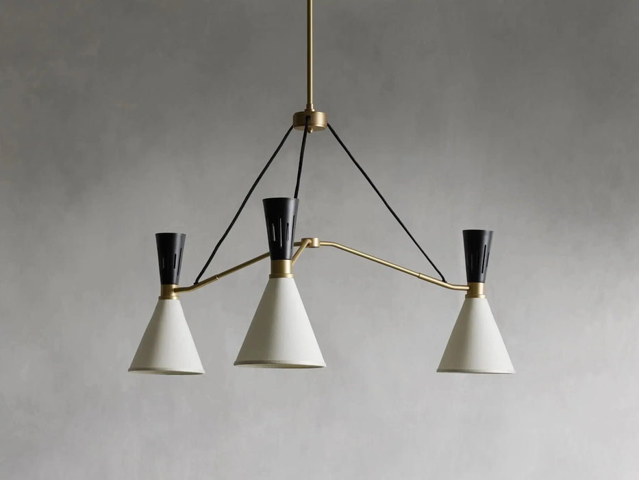 Ramsey 3-Light Round Chandelier-DWHOME