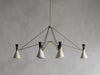 Ramsey 6-Light Linear Chandelier-DWHOME