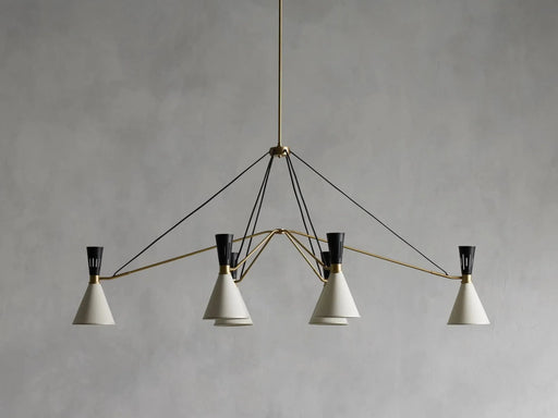 Ramsey 6-Light Linear Chandelier-DWHOME