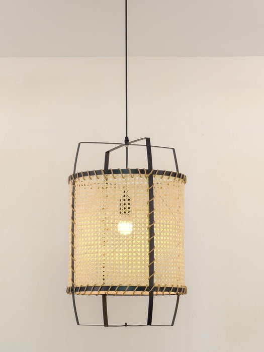 Rattan Cane Pendant Light-DWHOME