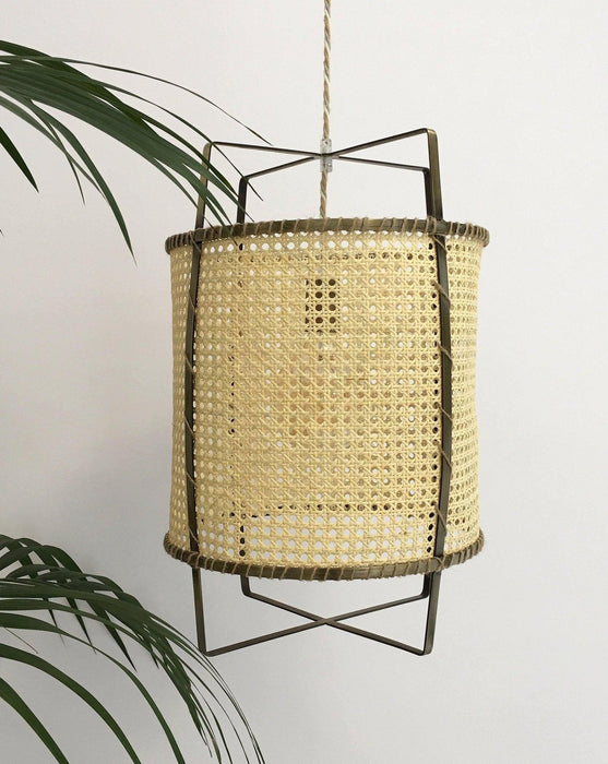 Rattan Cane Pendant Light-DWHOME
