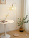 Rattan Arch Floor Lamp-DWHOME