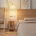 Rattan Arch Floor Lamp-DWHOME