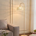 Rattan Arch Floor Lamp-DWHOME