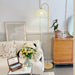 Rattan Arch Floor Lamp-DWHOME