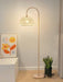 Rattan Arch Floor Lamp-DWHOME