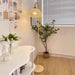 Rattan Arch Floor Lamp-DWHOME