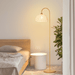 Rattan Arch Floor Lamp-DWHOME
