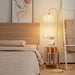 Rattan Arch Floor Lamp-DWHOME