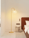 Rattan Arch Floor Lamp-DWHOME