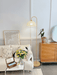 Rattan Arch Floor Lamp-DWHOME
