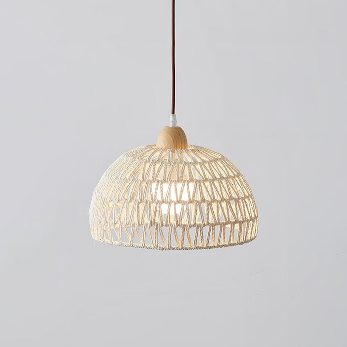 Rattan Arch Pendant Lamp-DWHOME