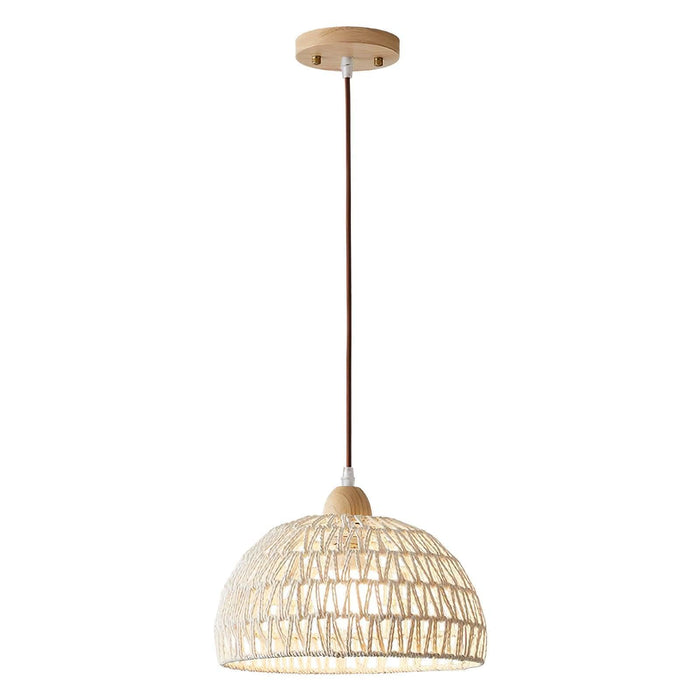 Rattan Arch Pendant Lamp-DWHOME