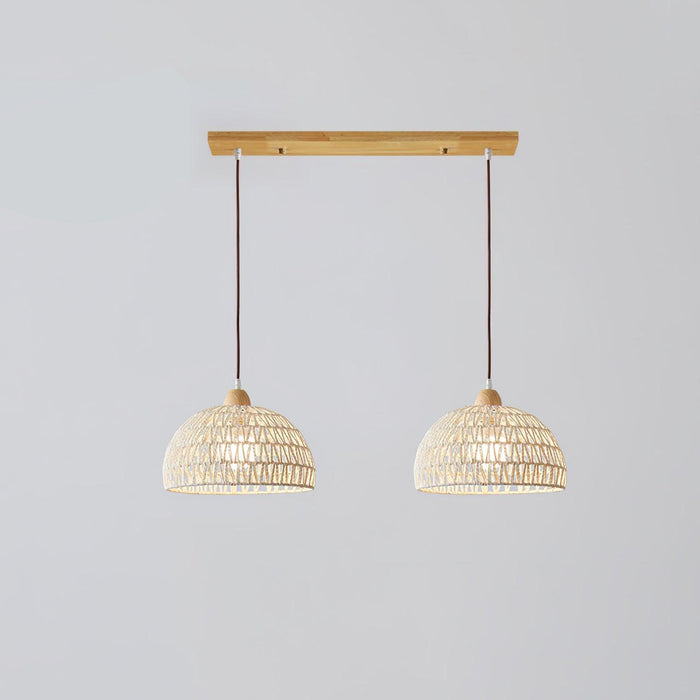 Rattan Arch Pendant Lamp-DWHOME