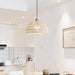Rattan Arch Pendant Lamp-DWHOME