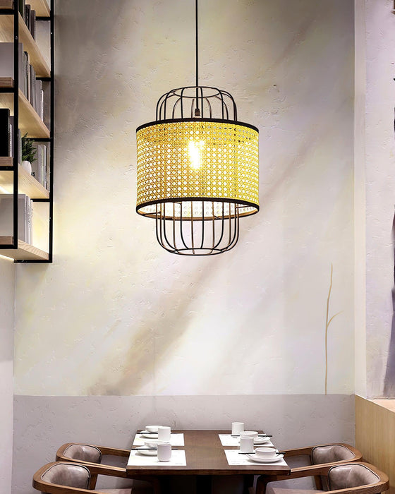 Rattan Aru Pendant Lamp-DWHOME