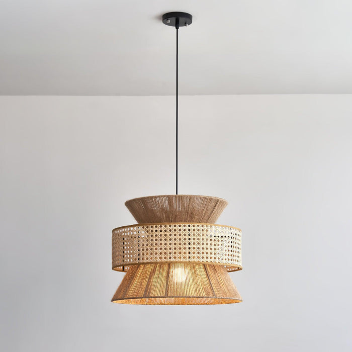Rattan Bamboo Pendant Lamp-DWHOME