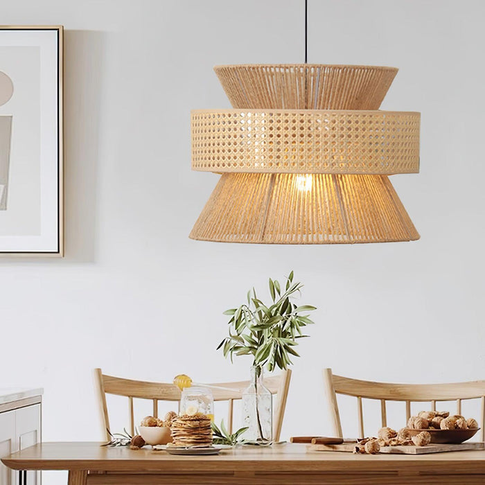Rattan Bamboo Pendant Lamp-DWHOME
