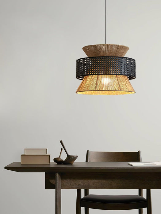 Rattan Bamboo Pendant Lamp-DWHOME
