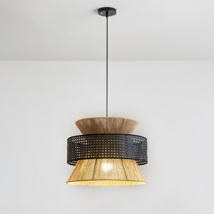 Rattan Bamboo Pendant Lamp-DWHOME