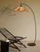 Rattan Bloom Arc Floor Lamp - Vakkerlight
