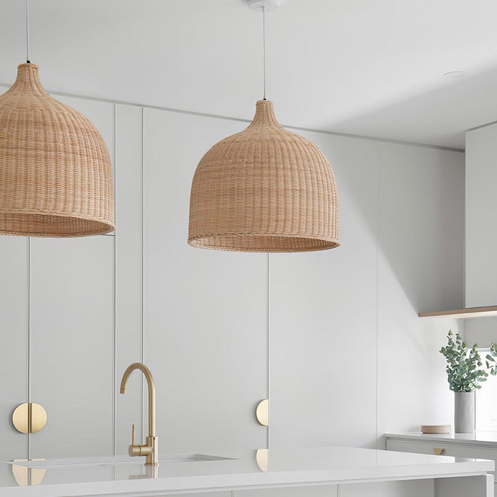 Rattan Pandent Light-DWHOME