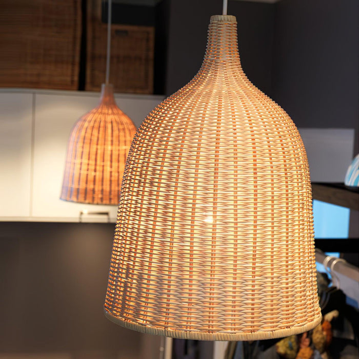 Rattan Pandent Light-DWHOME