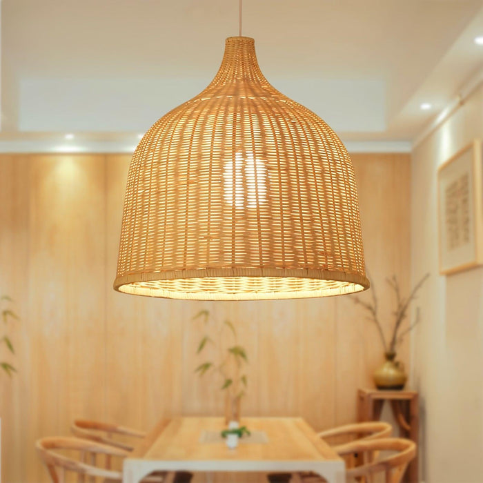 Rattan Pandent Light-DWHOME