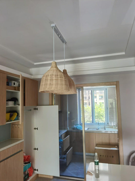 Rattan Pandent Light-DWHOME