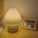 Rattan Pleated Table lamp-DWHOME