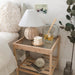 Rattan Pleated Table lamp-DWHOME