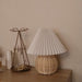 Rattan Pleated Table lamp-DWHOME
