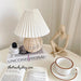 Rattan Pleated Table lamp-DWHOME