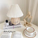 Rattan Pleated Table lamp-DWHOME