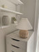 Rattan Pleated Table lamp-DWHOME