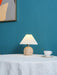 Rattan Pleated Table lamp-DWHOME